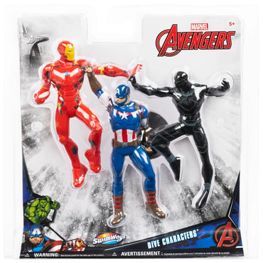 SwimWays Avengers Dive Characters 3-Pack – Pool Toys for Kids