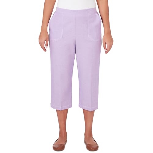 Alfred Dunner Women's Garden Party Capri Pants