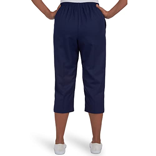 Alfred Dunner Women's Split Star Capri
