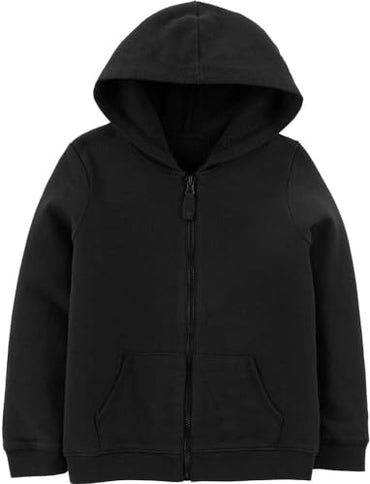 Carter's Baby Boys Fleece Cardigan Hoodie Zip Front Jacket with Pockets