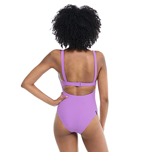 Body Glove Women's Standard Smoothies Eli Solid One Piece Swimsuit with V-Wire Neckline