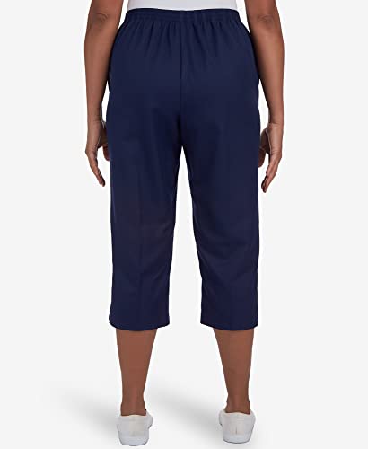 Alfred Dunner Women's Split Star Capri
