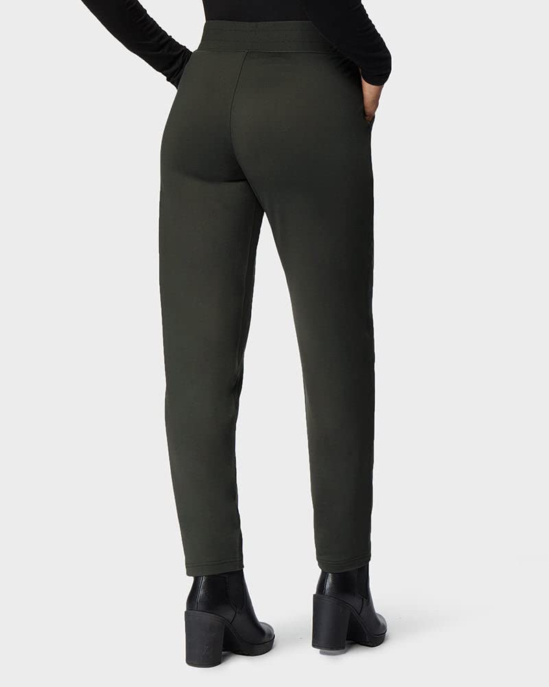 32 DEGREEES Women's Ultra Comfy Everyday Pants| Adjustable Drawstring | 4-Way Stretch | Modern-Fit | Office