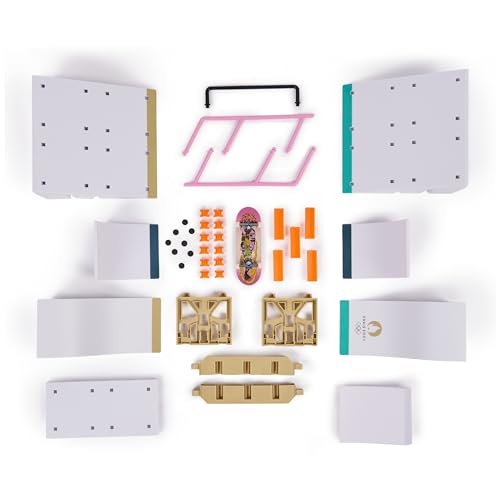 Tech Deck, Sky Brown’s Olympic Games Paris 2024 Ramp, Customizable X-Connect Park Creator Playset & Exclusive Fingerboard, Kids Toy for Ages 6
