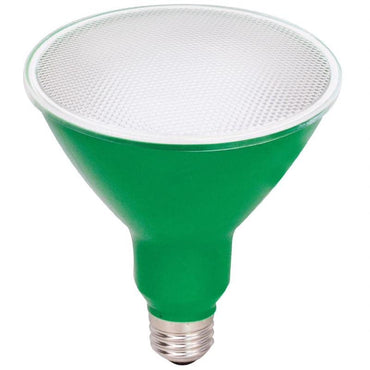 GE LED PAR38 Green Light Bulb 6W E26 Base Decorative Outdoor Lighting