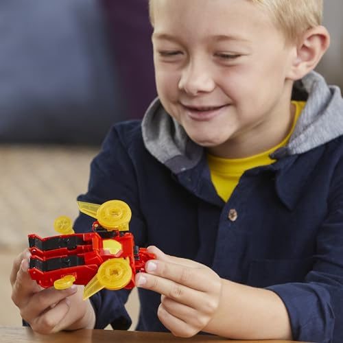 Transformers EarthSpark Cyber-Combiner Terran Twitch and Robby Malto Robot Action Figures, Interactive Toys for Boys and Girls Ages 6 and Up