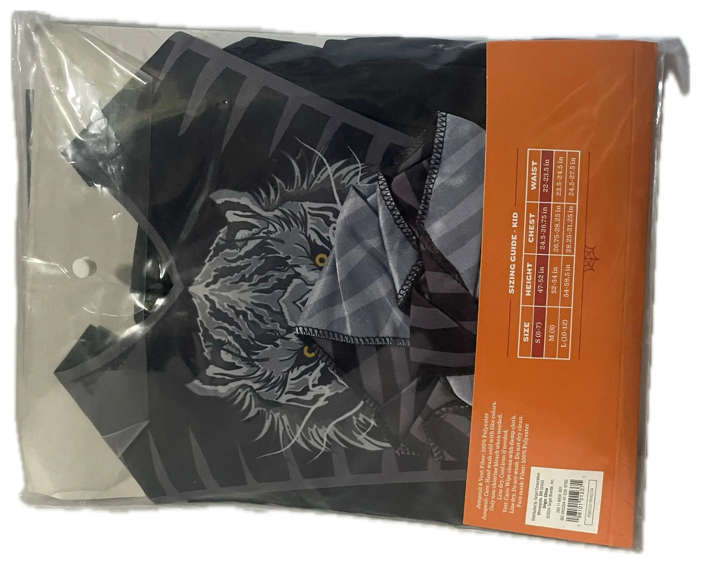 Hyde & EEK Tiger Warrior Boys' Halloween Costume with for Teen, Boys Large, 1 Count