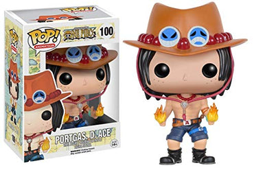 Funko POP One Piece Portgas D. Ace Vinyl Figure with Protective Case 3.75"
