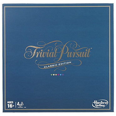 Hasbro Gaming Trivial Pursuit Classic Edition Trivia Board Game 16+ 2-6 Players