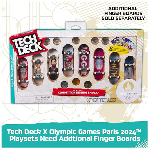 Tech Deck, Sky Brown’s Olympic Games Paris 2024 Ramp, Customizable X-Connect Park Creator Playset & Exclusive Fingerboard, Kids Toy for Ages 6