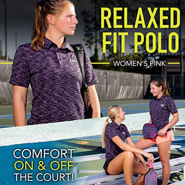 Franklin Sports Women’s Athletic Polo – Quick-Dry, Lightweight Performance Top