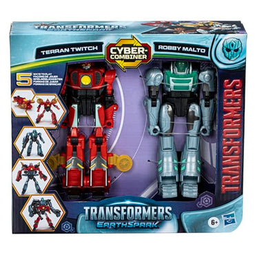 Transformers Cyber-Combiner Action Figures – Terran Twitch & Robby Malto Set