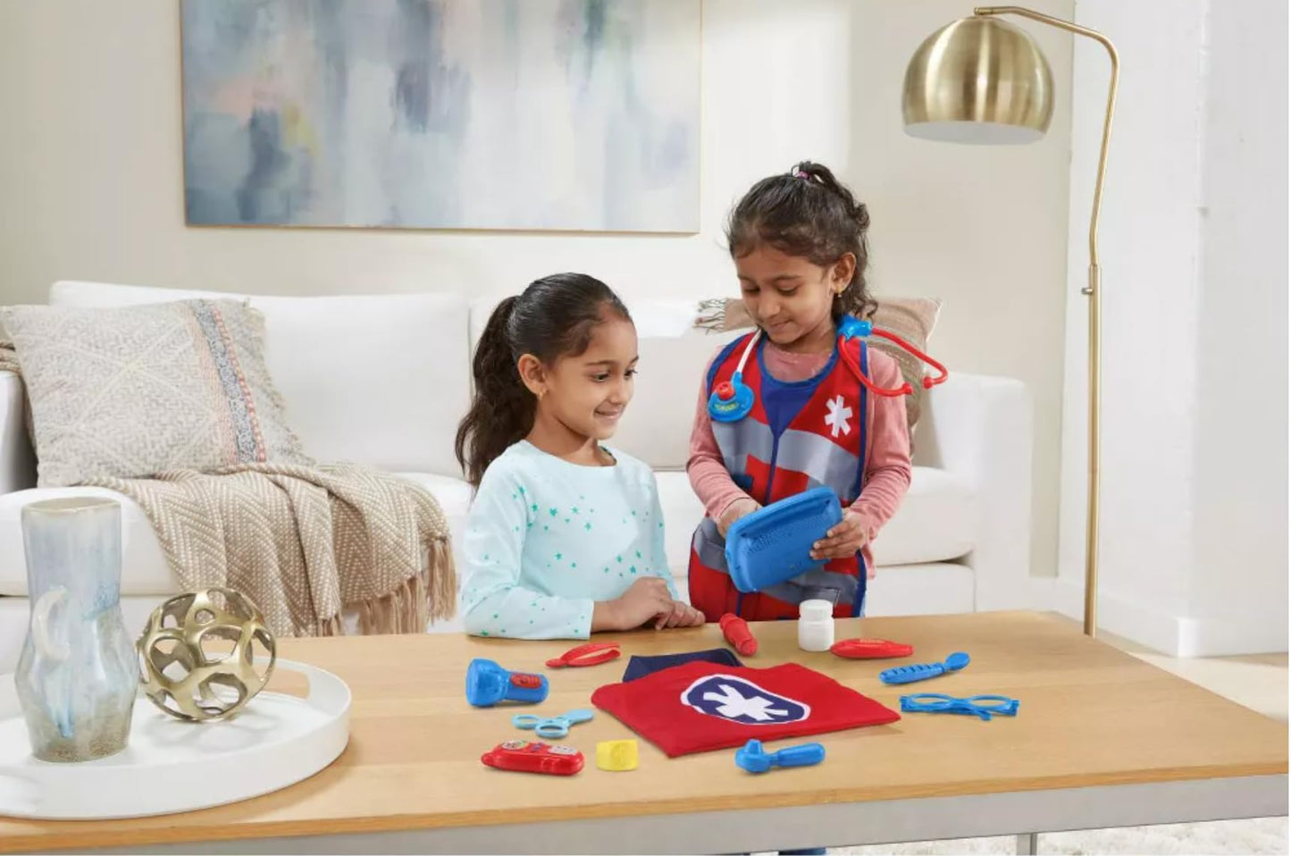 First Responder Smart Rescue Set – Interactive 15-Piece Kids Medic Kit with Healthcare Tablet