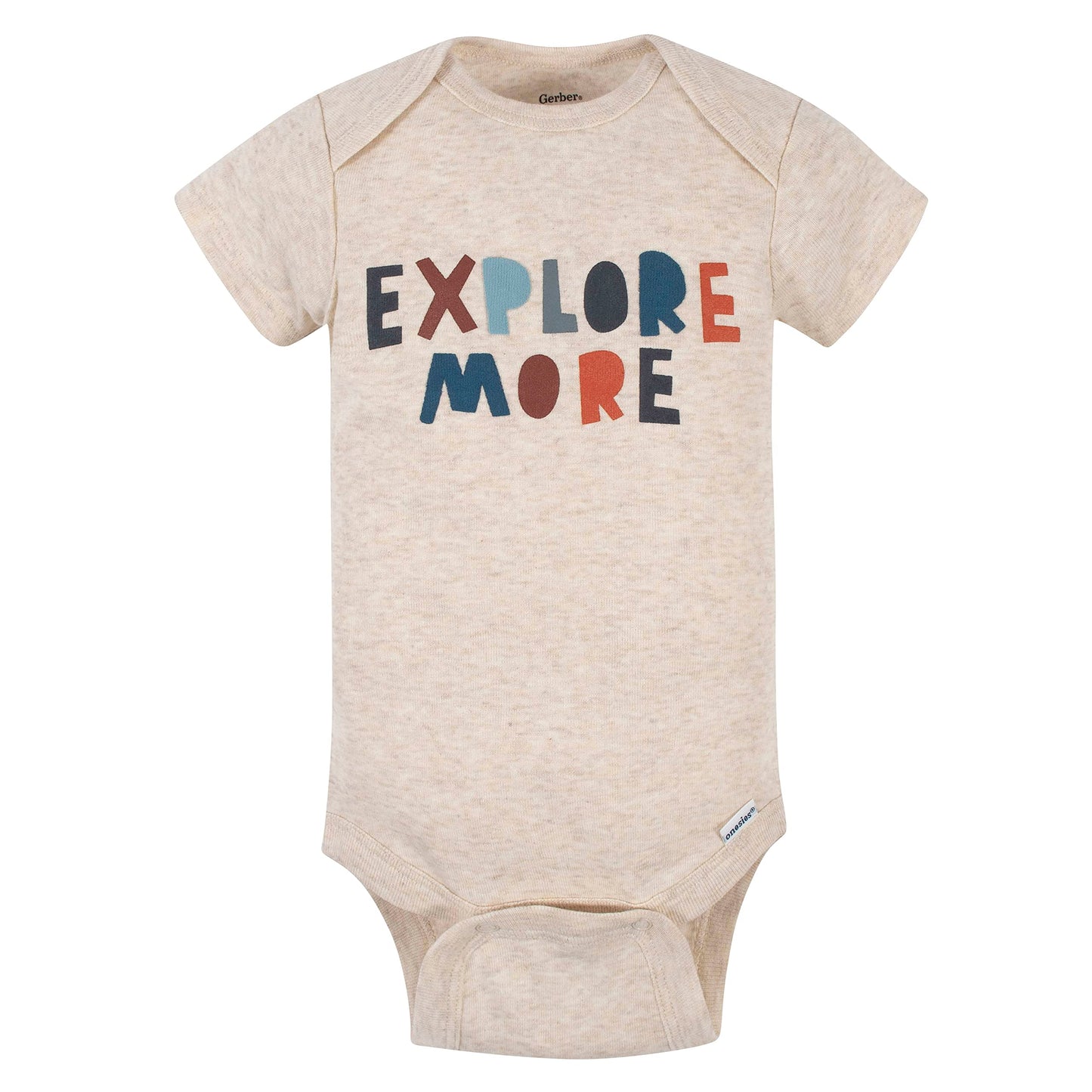 Gerber Baby Boys' 5-Pack Variety Onesies Bodysuits (Wilderness, 3-6 Months)