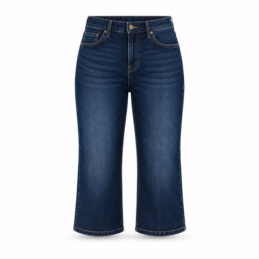 Indigo Saints Women’s Dark-Wash Cropped Jeans – Size 27