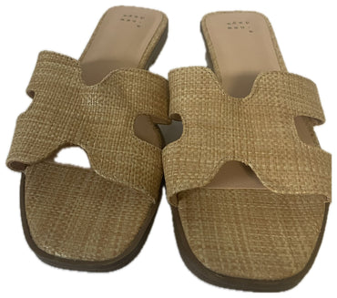 Women’s Nina Slide Sandals – A New Day, Tan – Comfortable Summer Slides