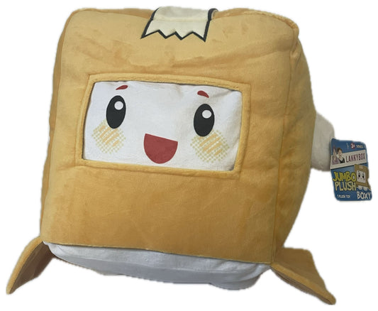 LankyBox Jumbo Plush Boxy Series 1 – 16" Soft Plush Toy for Kids Ages 3+