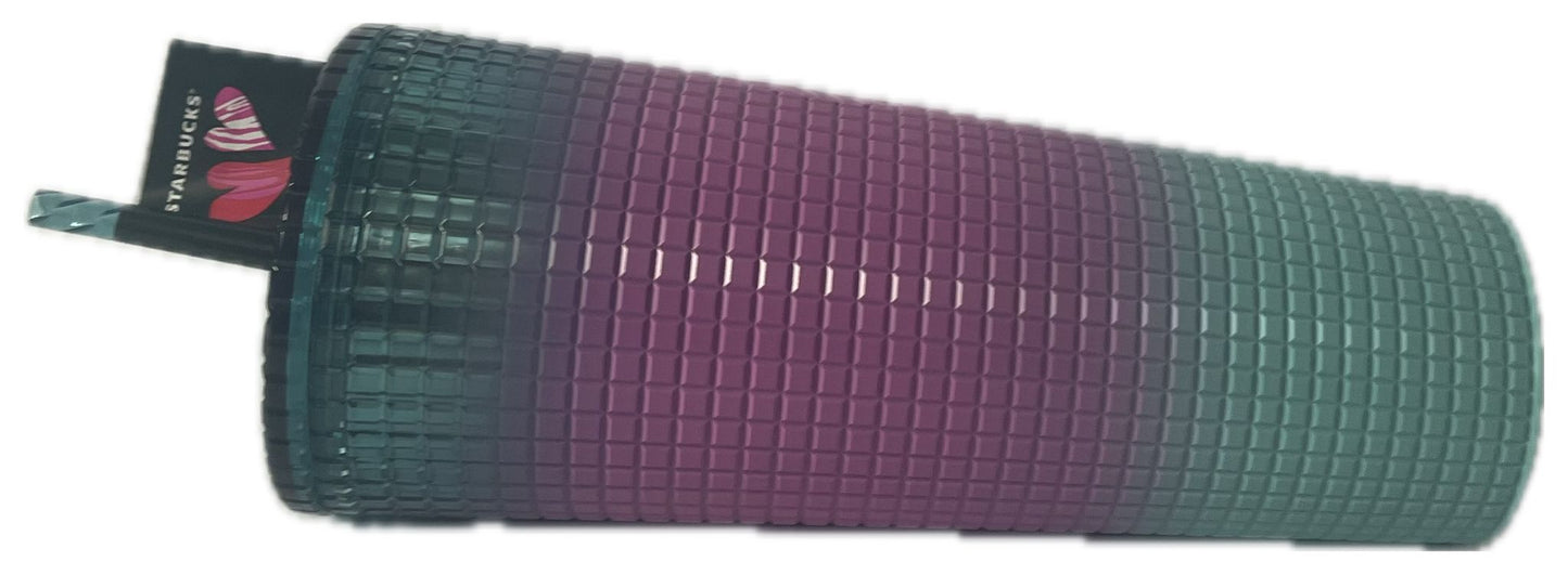 Starbucks Tri-Color Grid Gradient Cold Cup – 24oz (Valentine’s Day FY24 Edition)