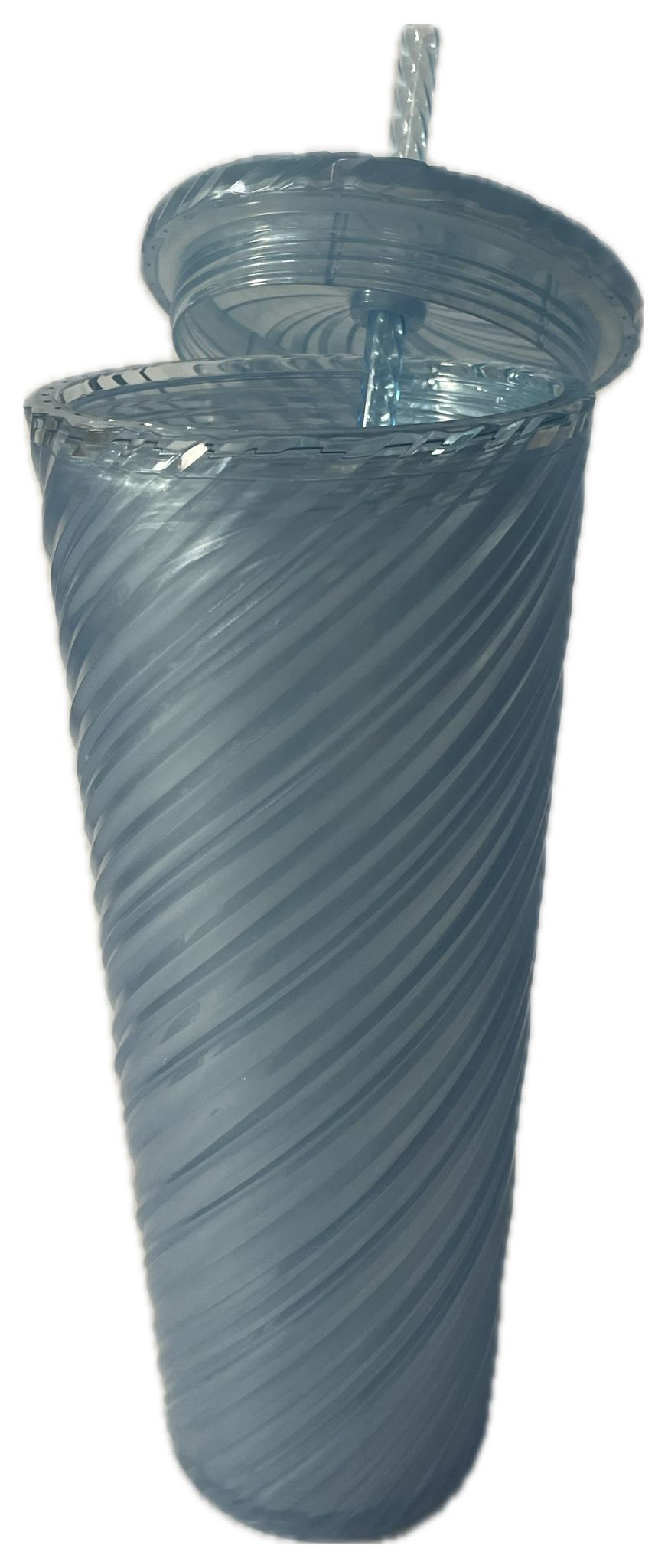 Starbucks Summer 2024 Light Blue Swirl Venti Tumbler – 24oz Cold Cup