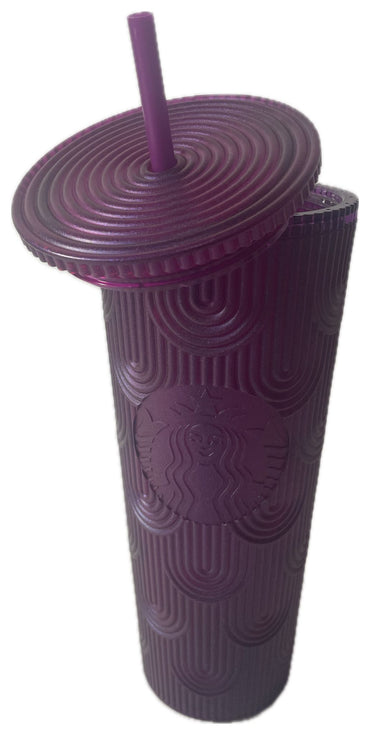 Starbucks Shell Metallic Soft Touch Cold Cup 24oz Reusable Venti Tumbler