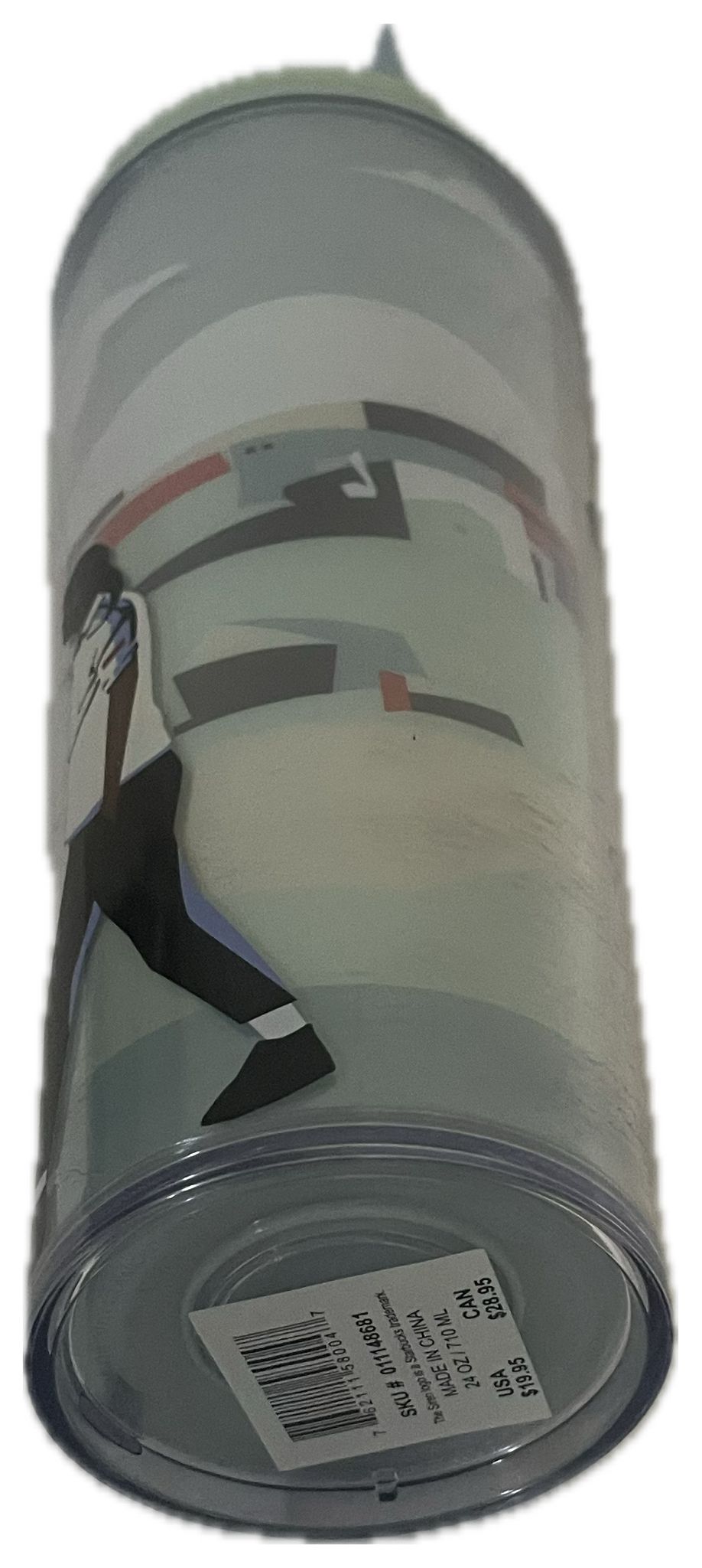 Starbucks Winter FY24 Damon Foil Cold Cup – 24oz