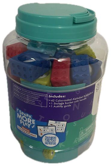 Educational Insights Alphabet Bubble Brix – Sensory Alphabet Learning Toy for Kids
