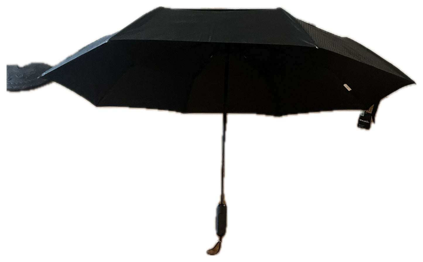 ShedRain Jumbo Auto Open/Close Compact Umbrella – Black, 54" Span
