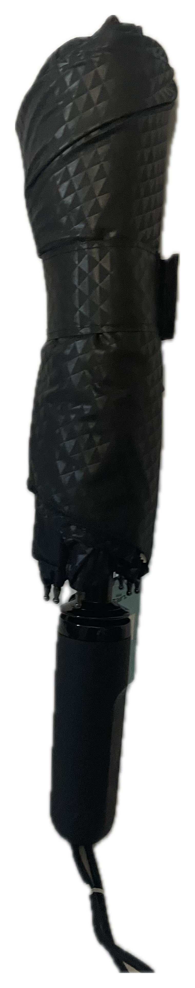 ShedRain Jumbo Auto Open/Close Compact Umbrella – Black, 54" Span