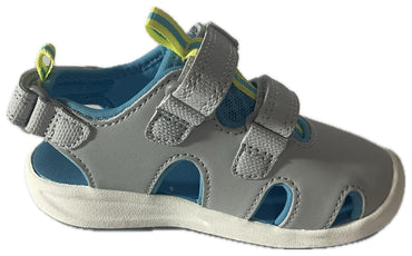 Cat & Jack Toddler Hank Play Sandals, Gray Closed-Toe Velcro Shoes
