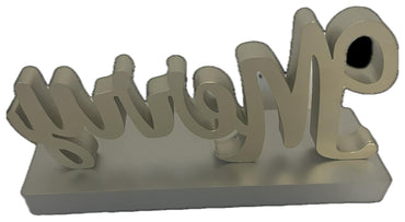 PAPER FAIR Merry Christmas Mantel Stocking Holder, Gold Glitter Double Hooks
