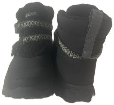 MUK LUKS Women's Wynne Weather Boots, Black Faux Fur Winter Boots Size 7