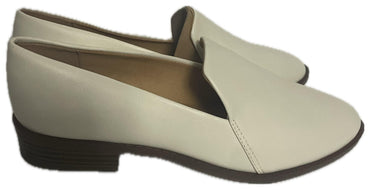Indigord Irhalen Women's Ivory Slip-On Loafers Size 7M | Casual Work Shoes