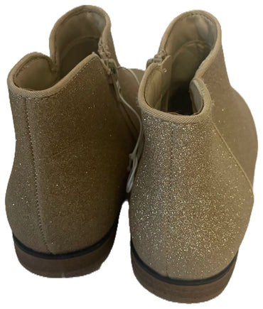 Cat & Jack Kids Holland Boots Gold Size 3 | Girls Shearling Style Winter Boots