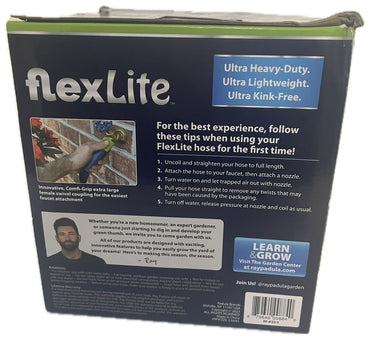 Ray Padula FlexLite 50 ft Garden Hose | Premium Lightweight Kink Resistant Hose