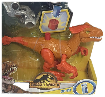 Jurassic World Dominion Pyroraptor Dinosaur Toy Figure – Imaginext Action Figure for Kids