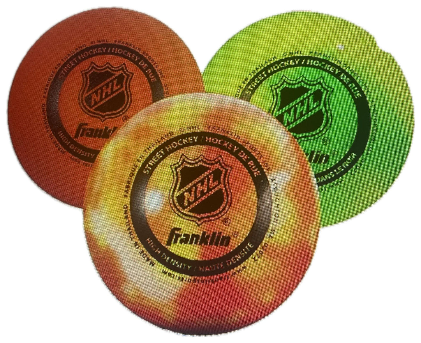 Franklin Sports NHL AGS Pro High Density Ball 3-Pack