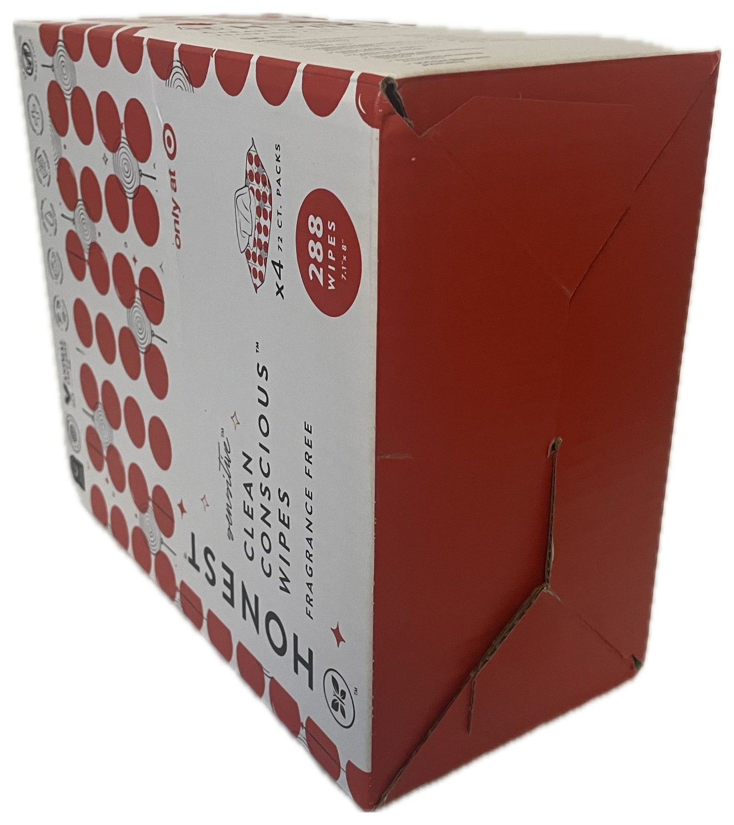 The Honest Company Plant-Based Baby Wipes - RED-y to Celebrate - 288ct