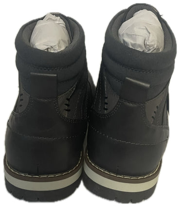 Sonoma Goods for Life Men’s Ankle Boots Grey Lace-Up Casual Boots with Cushioned Insole
