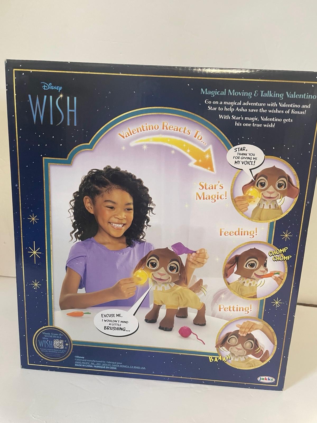 Disney WISH Sing Along Boombox with Bluetooth Function for Kids Ages 3+ Includes Built-in Music from the New Disney Wish Movie
