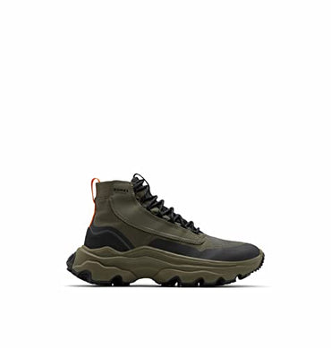 SOREL Men's Kinetic Breakthru Venture Mid Waterproof Hiking Shoes Black