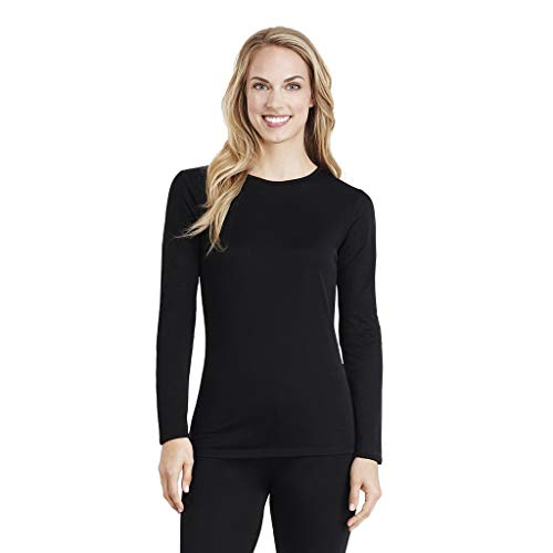 Cuddl Duds Women's Softwear with Stretch Long Sleeve Crew Neck Top