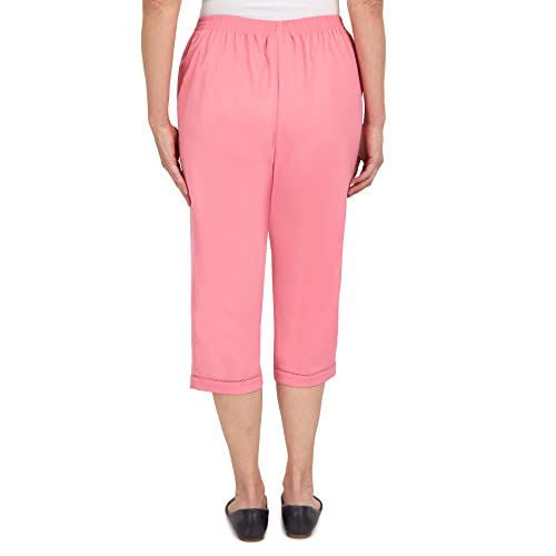 Alfred Dunner Women's Sweet Cut Out Capri