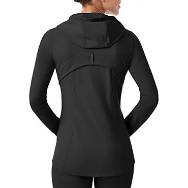Member's Mark Women's Hooded Active Jacket Moisture Wicking Full Zip Workout