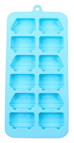Train Cars 12 Cavity Silicone Mold Baking Chocolate Candy Making Ice Cube Molds