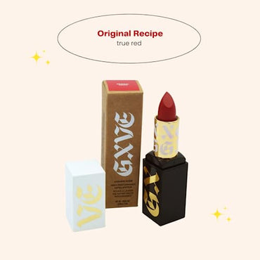 Anaheim Shine Satin Lipstick Original Recipe True Red High-Pigment Vegan Makeup