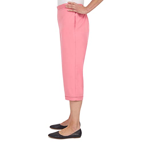 Alfred Dunner Women's Sweet Cut Out Capri