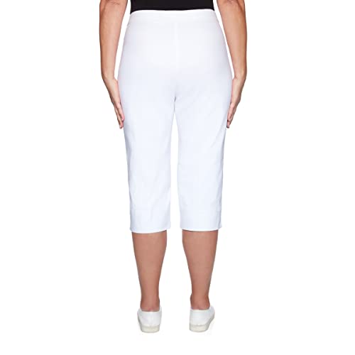 Alfred Dunner Womens Allure Clam Digger Capri