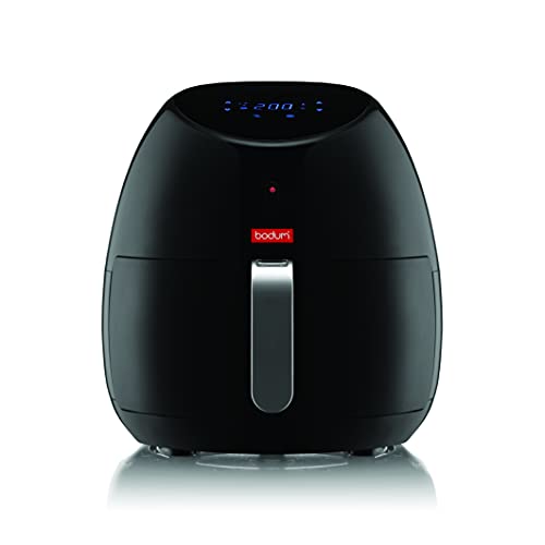 Bodum Melior Air Fryer with Digital Control Panel and 8 Presets, 169 Ounce, Black