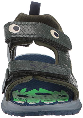 Carter's Kids Cade Light Up Sandals Hook and Loop Monster Shoes