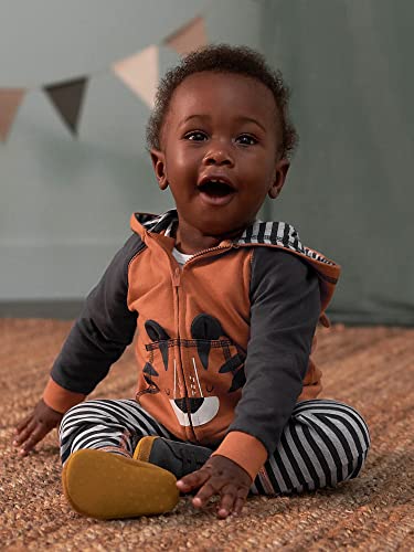 Gerber Baby Boys Toddler Zip Hoodie & Joggers Clothing Set